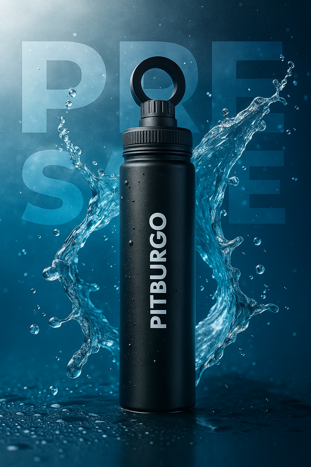 Bottle with magsafe holder for mobile - PITBURGO