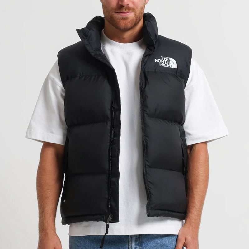 The North Face Retro Nuptse Vest in Black