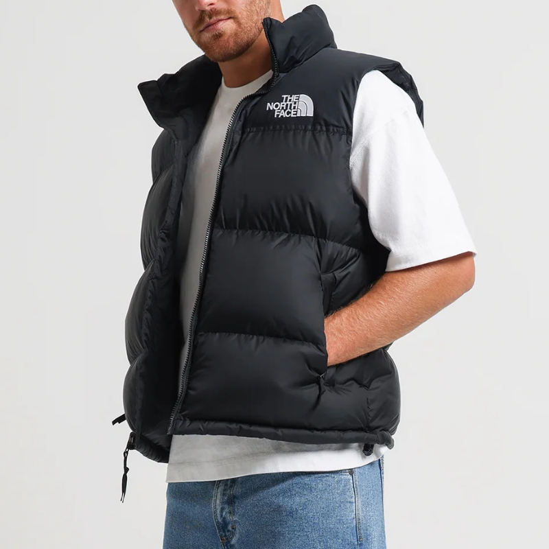 The North Face Retro Nuptse Vest in Black